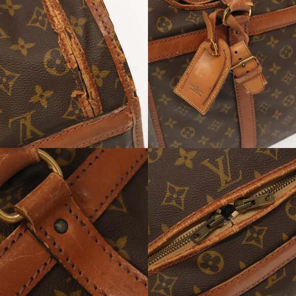 LOUIS VUITTON Monogram Sac Chassour 45 Boston Bag Vintage M41922 - Picture 11 of 12